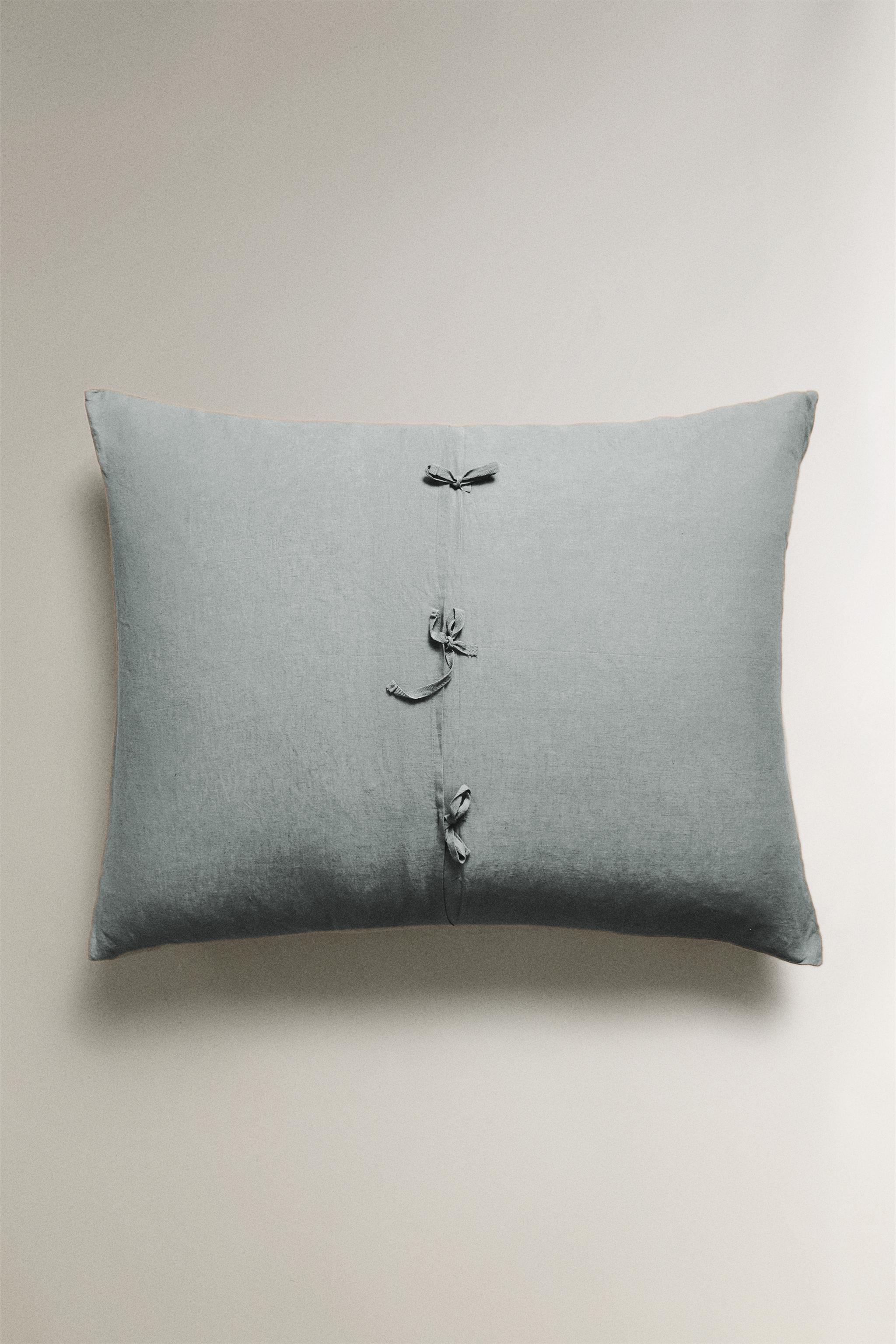 XXL LINEN THROW PILLOW COVER